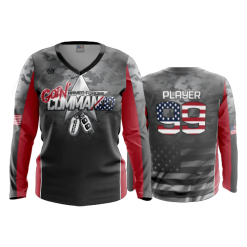 3108 FD Womens V-Neck Longsleeve GOIN-COMMANDO-ARMED-FORCES