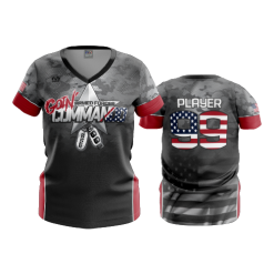 3108 FD Womens V-Neck GOIN-COMMANDO-ARMED-FORCES