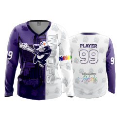 3107 FD Womens V-Neck Longsleeve WOOFS