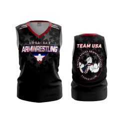 1973 FD Womens V-Neck Sleeveless TEAM-USA-ARM-WRESTLING