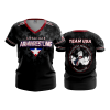 1973 FD Womens V-Neck TEAM-USA-ARM-WRESTLING