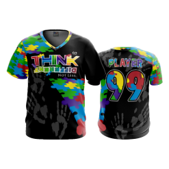 3099 FD Sport V-Neck MENS POP-SLO-THINK-DIFFERENT