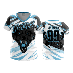3053 FD Womens V-Neck WOLVES-2021