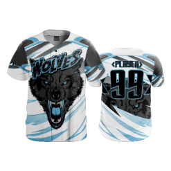3053 FD ProTek Mens Full Button Down - CL WOLVES-2021