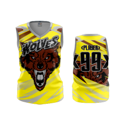 3053 FD Womens V-Neck Sleeveless WOLVES-2