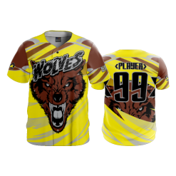 3053 FD ProTek Mens Full Button Down - CL WOLVES-2