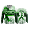 2788 FD Womens V-Neck Longsleeve KIDNEY-AWARENESS-2
