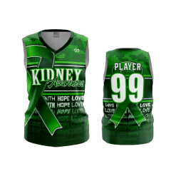 2788 FD Womens V-Neck Sleeveless KIDNEY-AWARENESS