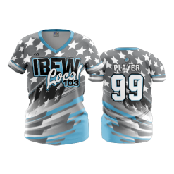 3115 FD Womens V-Neck IBEW-LOCAL-103