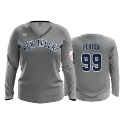 1953 FD Womens V-Neck Longsleeve RAW-TALENT-2