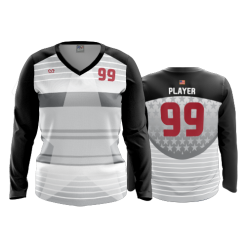 3125 FD Womens V-Neck Longsleeve NO-TEAM-NAME