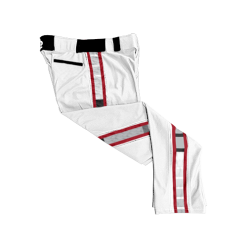 3125 CL WHITE CUSTOM BRAID MENS PANT NO-TEAM-NAME