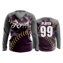 3094 FD Womens V-Neck Longsleeve TRIPLE-CROWN-ROYALS-3