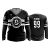 3128 FD Womens V-Neck Longsleeve LASERS-BLACK-09-1
