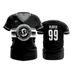 3128 FD Womens V-Neck LASERS-BLACK-09-1