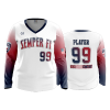 3146 FD Womens V-Neck Longsleeve SEMPER-FI-FULL