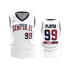 3146 FD Womens V-Neck Sleeveless SEMPER-FI-FULL
