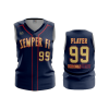 3146 FD Womens V-Neck Sleeveless SEMPER-FI-NAVYS