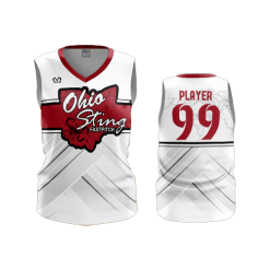 2811 FD Womens V-Neck Sleeveless OHIO-STING-2021-2