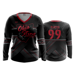 2811 FD Womens V-Neck Longsleeve OHIO-STING-2021-1