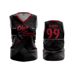 2811 FD Womens V-Neck Sleeveless OHIO-STING-2021-1