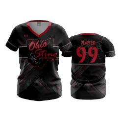 2811 FD Womens V-Neck OHIO-STING-2021-1