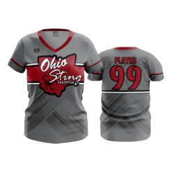 2811 FD Womens V-Neck OHIO-STING-2021