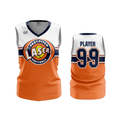 2909 FD Womens V-Neck Sleeveless LASERS-ORANGE-2021-1