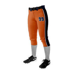 2909 FD Girls Fastpitch Pant CL LASERS-ORANGE-2021-1
