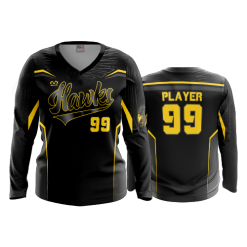 3152 FD Womens V-Neck Longsleeve OHIO-HAWKS-1