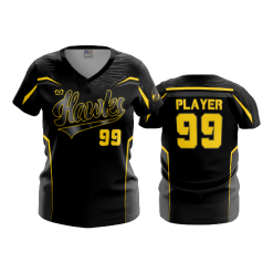 3152 FD Womens V-Neck OHIO-HAWKS-1