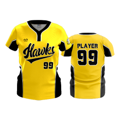 3152 FD WOMENS 2 BUTTON SCOOP NECK CL OHIO-HAWKS-2