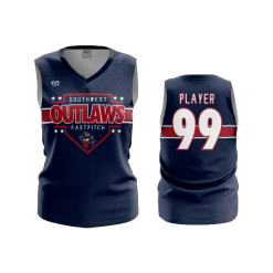 3136 FD Womens V-Neck Sleeveless SOUTHWEST-OUTLAWS-1