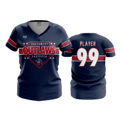 3136 FD Womens V-Neck SOUTHWEST-OUTLAWS-1