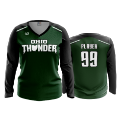 3132 FD Womens V-Neck Longsleeve OHIO-THUNDER-JOHN-MYLES