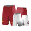 1611 FD REVERSIBLE UNISEX BBALL 12in SHORTS CL RCCA-BASKETBALL-2021