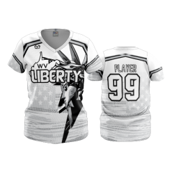 2826 FD Womens V-Neck WV-LIBERTY-WHITE