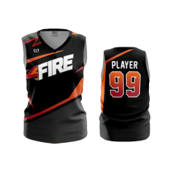 3145 FD Womens V-Neck Sleeveless FIRE-FASTPITCH-1