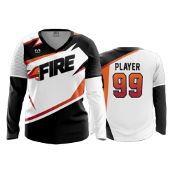 3145 FD Womens V-Neck Longsleeve FIRE-FASTPITCH-2
