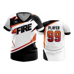 3145 FD Womens V-Neck FIRE-FASTPITCH-2