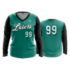 3141 FD Womens V-Neck Longsleeve LASERS-TEAL-1