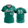 3141 FD Womens V-Neck LASERS-TEAL-1
