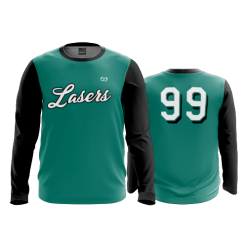3141 FD Long Sleeve MENS LASERS-TEAL-1