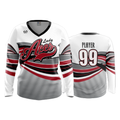 3150 FD Womens V-Neck Longsleeve LADY-ACES-2