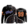 796 FD Quarter Zip Batting Jacket LS TENNESSEE-MOJO-ADDS