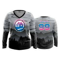 2935 FD Womens V-Neck Longsleeve THE-LAFLAMME-GROUP