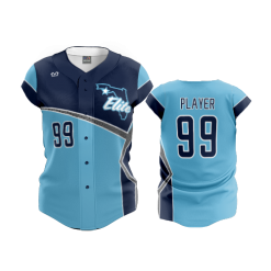3130 FD Womens Full Button Capsleeve FLORIDA-ELITE-1