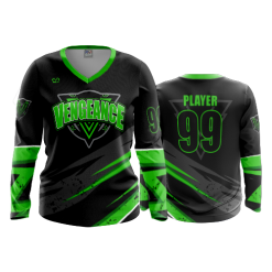 2869 FD Womens V-Neck Longsleeve VENGEANCE-1