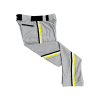 2312 CL GRAY CUSTOM BRAID MENS PANT HORNETS
