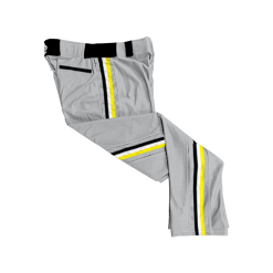 2312 CL GRAY CUSTOM BRAID MENS PANT HORNETS